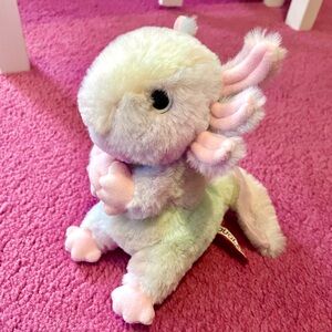Soft Multicolor Axolotl Plush Toy